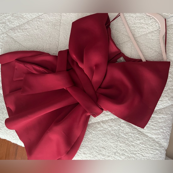 gorgeous red asos one shoulder dress - Picture 5 of 12